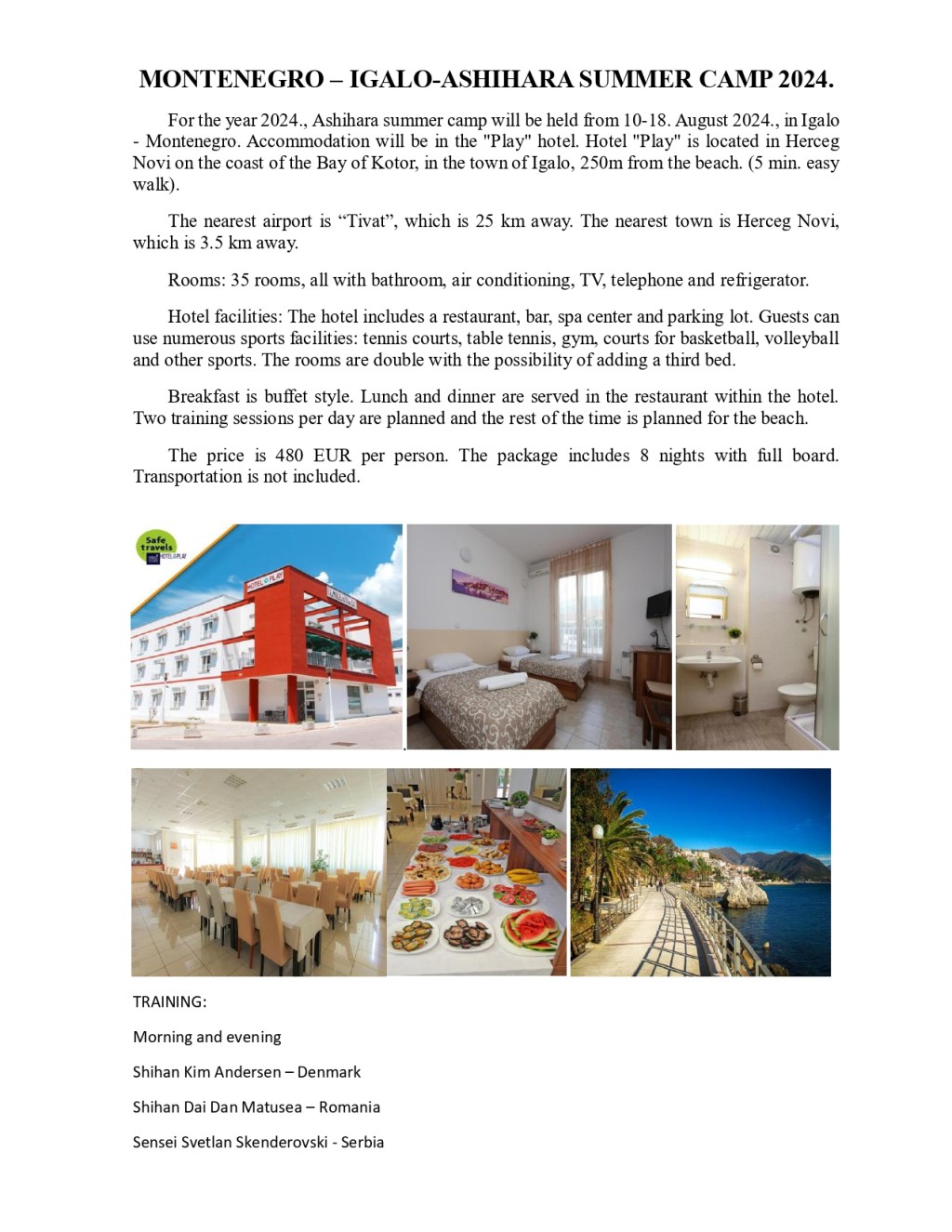 Serbian Summer Camp 10-18.08.24 –&nbsp;Montenegro